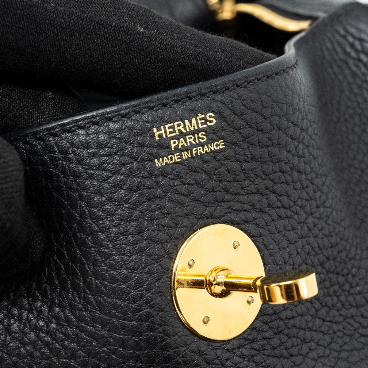 Hermes lindy 30 clemence black GHW