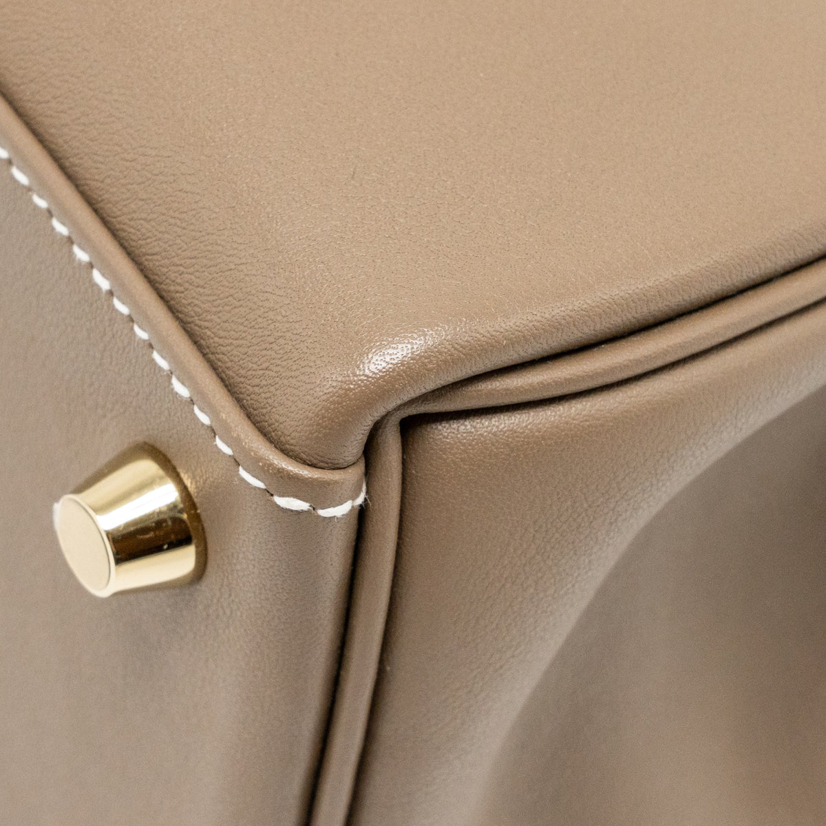 HERMES KELLY 25 SWIFT ETOUPE GHW