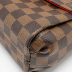 LOUIS VUITTON CROISETTE DAMIER EBENE GHW