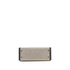Hermes Kelly 25 TOILE H/SWIFT Ecru-Ardoise/Ardoise GHW