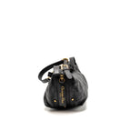 Dior Medium D-Journey Bag Crinkled calfskin Black GHW