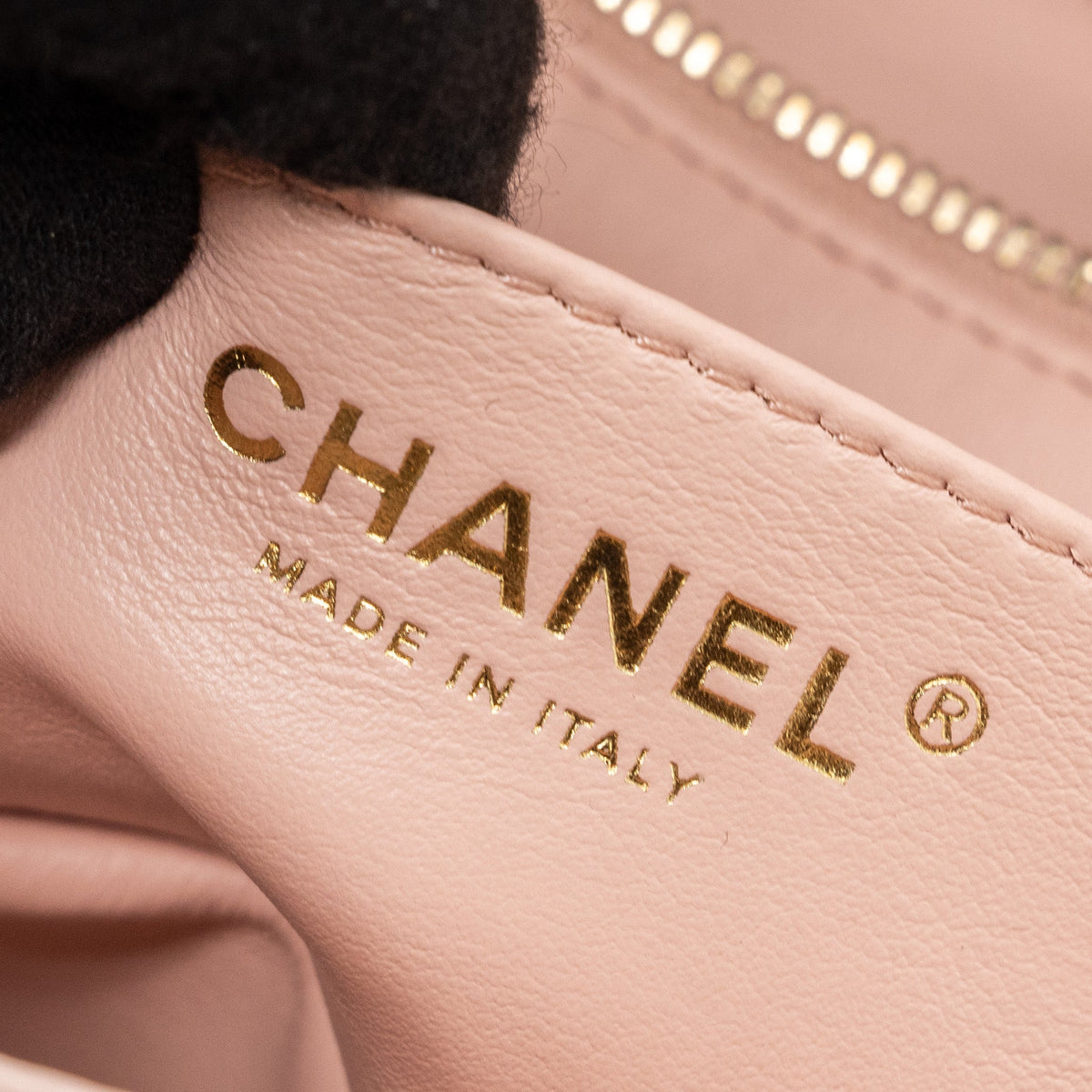 CHANEL 23K PEARL CRUSH MINI RECTANGULAR FLAP BAG LAMBSKIN LIGHT PINK GHW (MICROCHIP)