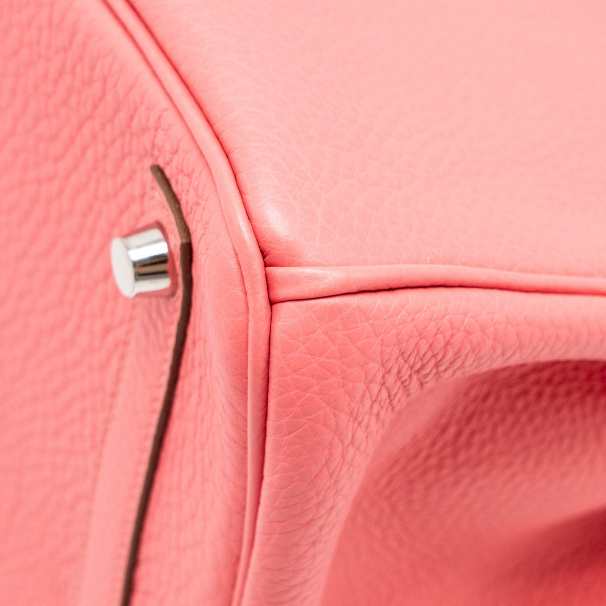 Hermes Birkin 30 Clemence Rose Lipstick SHW