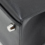 HERMES TOUCH KELLY 25 MADAME / CROCODILE NILOTICUS BLACK SHW