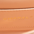 Chanel 24C Detailed CC Strap Handle Flap Bag Lambskin Light Pink GHW (Microchip)