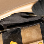FENDI MINI PEEKABOO CALFSKIN BEIGE GHW