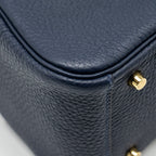 Hermes Mini Lindy Clemence Blue Nuit GHW