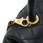 CHANEL CAVIAR MINI COCOHANDLE BLACK GHW SERIAL25