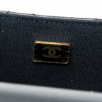 CHANEL SMALL TRENDY CC DUAL FLAP BAG PATENT BLACK LGHW (MICROCHIP)