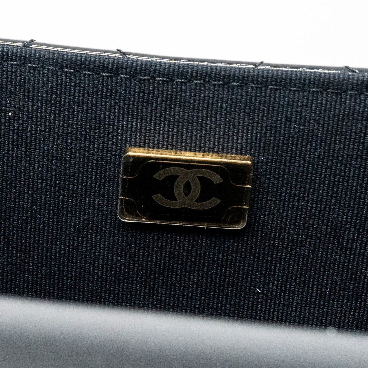 CHANEL SMALL TRENDY CC DUAL FLAP BAG PATENT BLACK LGHW (MICROCHIP)