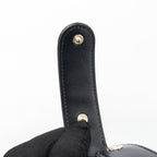 CHANEL 23C ROUND CLUTCH LAMBSKIN BLACK GHW (MICROCHIP)