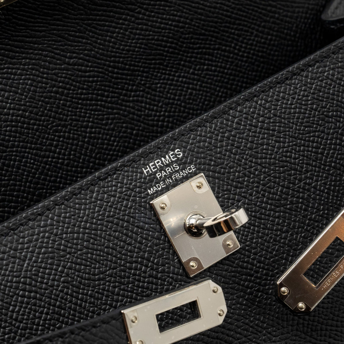 HERMES KELLY 25 EPSOM BLACK SHW