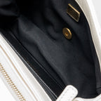 Chanel 23B GOLD PILLAR ADJUSTMENT CHAIN FLAP BAG Lambskin White GHW (Micorchip)