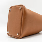 Hermes Picotin 18 Lock Bag Clemence Gold SHW