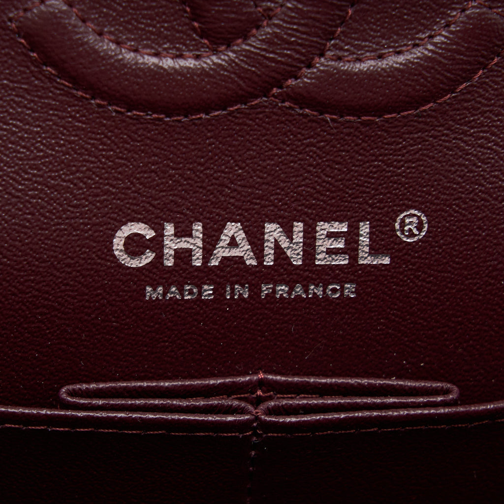 CHANEL SMALL CLASSIC DOUBLE FLAP BAG CAVIAR BLACK SHW (MICROCHIP)