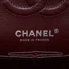 CHANEL SMALL CLASSIC DOUBLE FLAP BAG CAVIAR BLACK SHW (MICROCHIP)