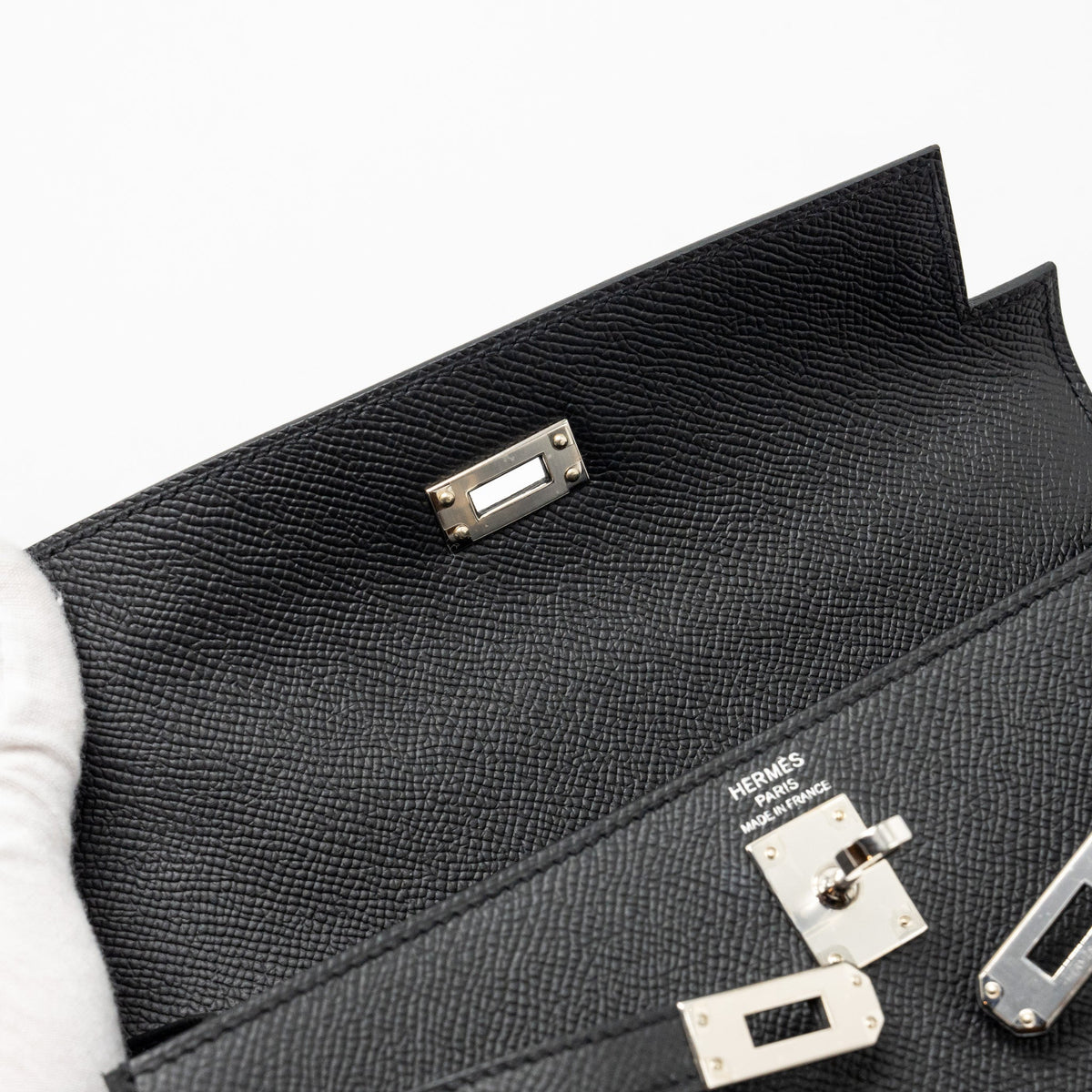 HERMES KELLY 25 EPSOM BLACK SHW