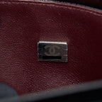 CHANEL SMALL CLASSIC DOUBLE FLAP BAG CAVIAR BLACK SHW (MICROCHIP)