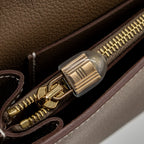 HERMES KELLY TO GO EVERCOLOR ETOUPE GHW