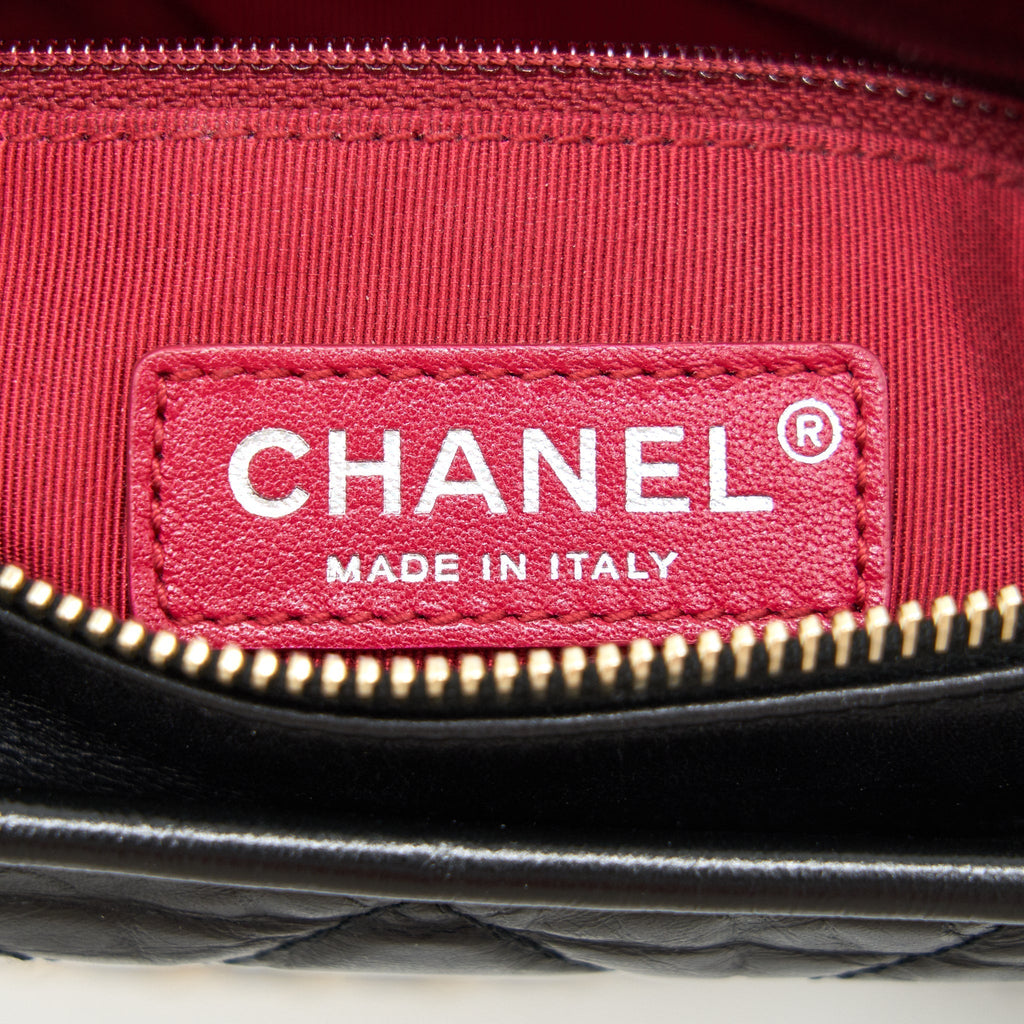 CHANEL GABRIELLE SMALL HOBO BAG BLACK