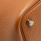 Hermes Picotin 18 Lock Bag Clemence Gold SHW