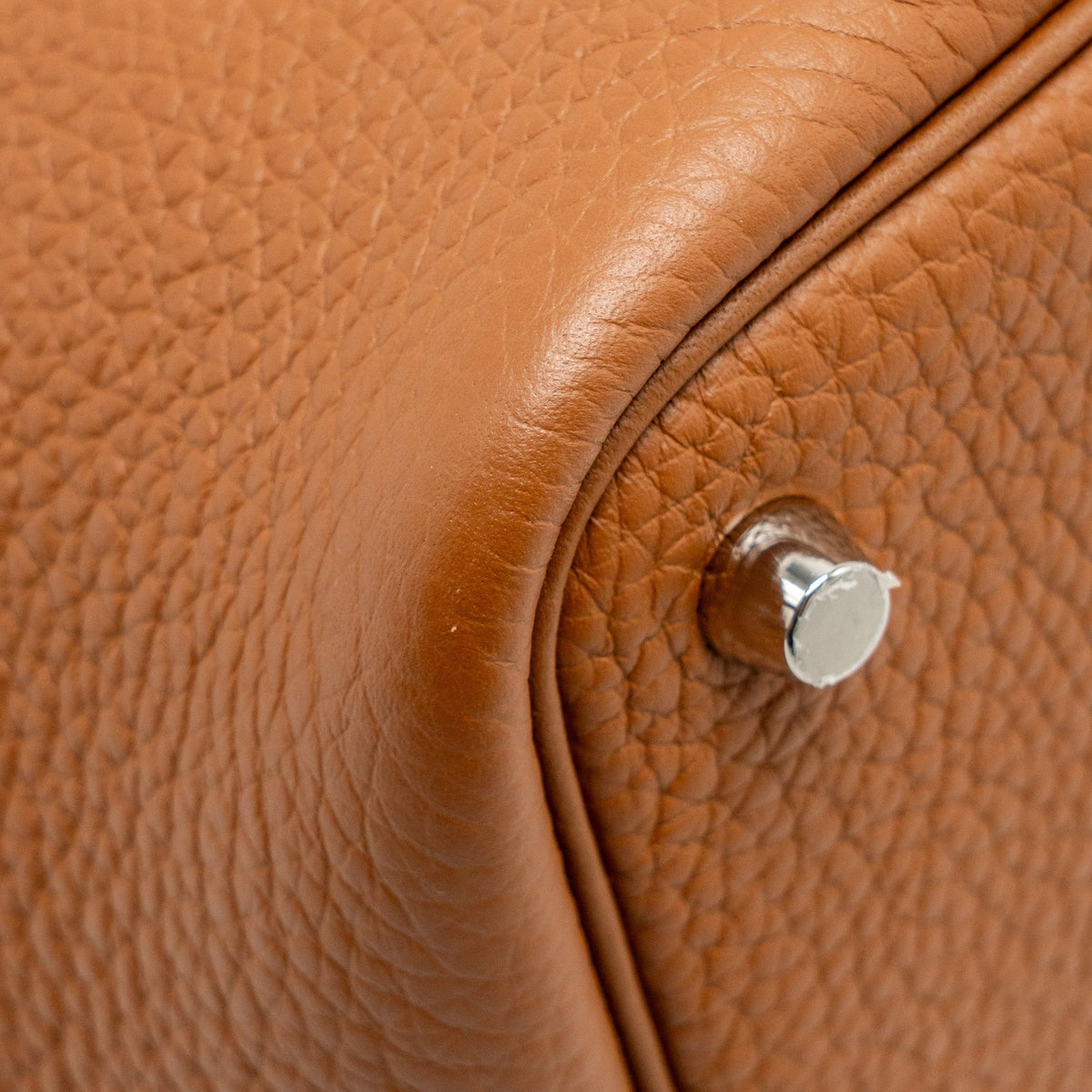 Hermes Picotin 18 Lock Bag Clemence Gold SHW