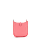 Hermes Mini Evelyne Clemence Rose Azalea / Rouge Pivoine SHW