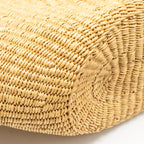 Loewe Anagram Shell Basket Tote Bag Raffia/Leather Brown/beige