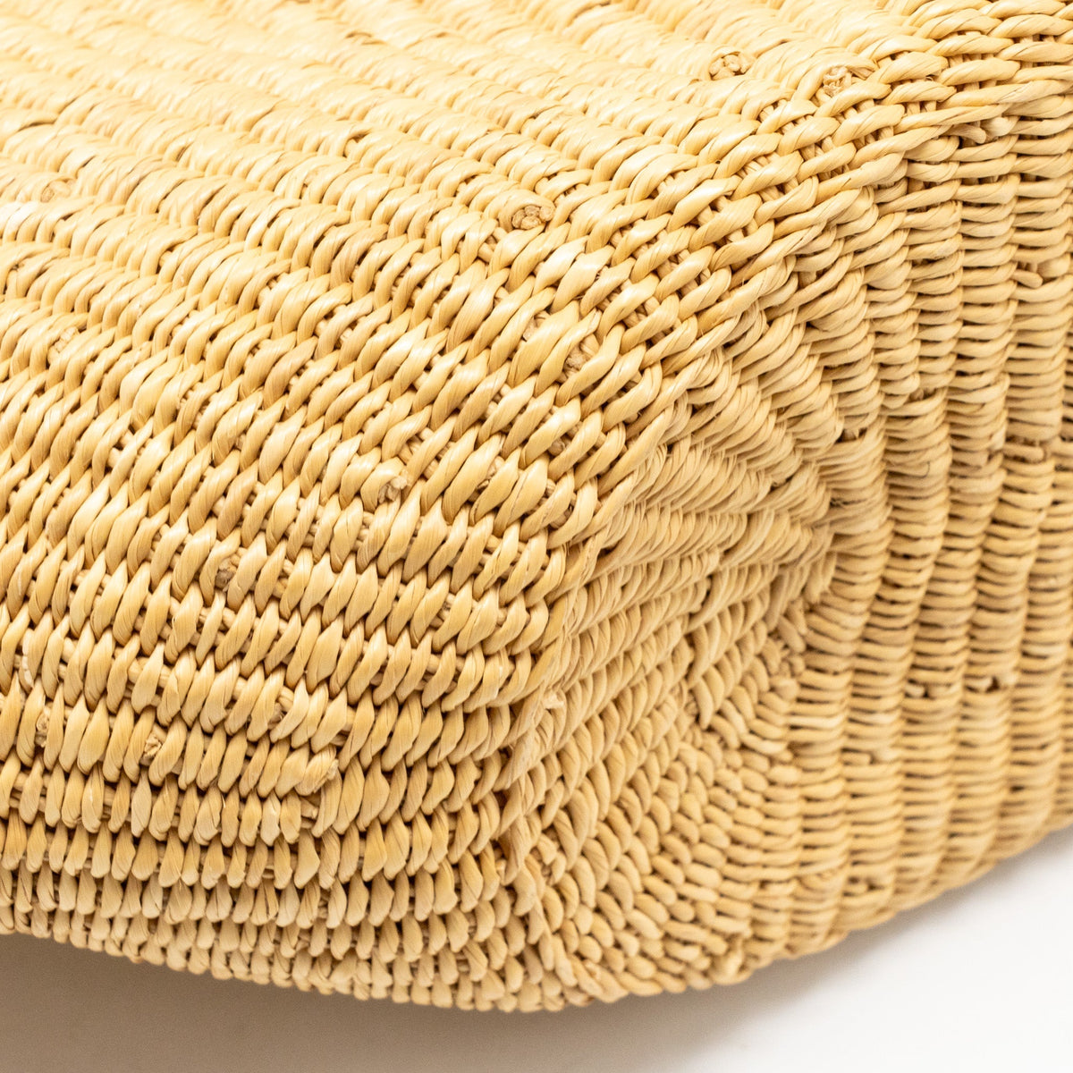 Loewe Anagram Shell Basket Tote Bag Raffia/Leather Brown/beige
