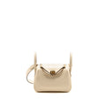Hermes Mini Lindy Clemence Nata GHW