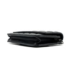 CHANEL CLASSIC WALLET ON CHAIN CAVIAR BLACK SHW (MICROCHIP)