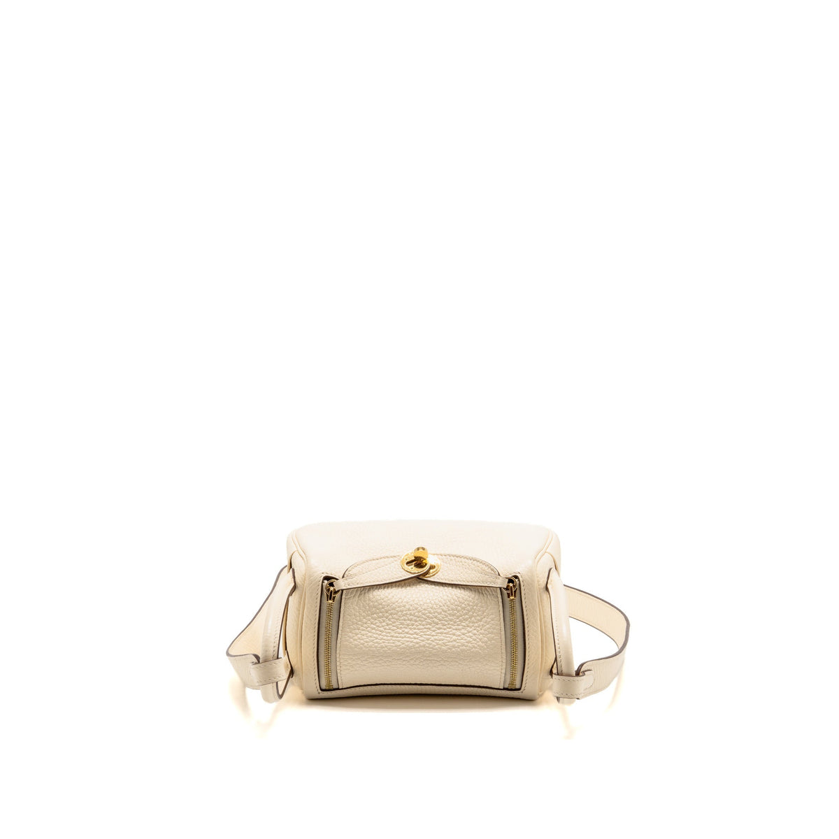 Hermes Mini Lindy Clemence Nata GHW