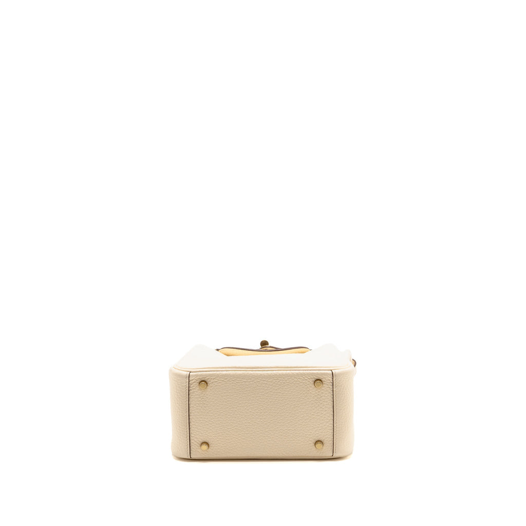 Hermes Mini Lindy Clemence Nata GHW
