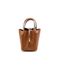 Hermes Picotin 18 Lock bag barenia faubourg fauve GHW