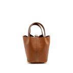 Hermes Picotin 18 Lock bag barenia faubourg fauve GHW