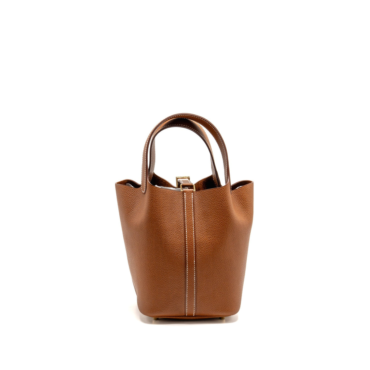 Hermes Picotin 18 Lock bag barenia faubourg fauve GHW