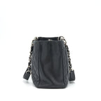 CHANEL GRAND SHOPPING TOTE BAG CAVIAR BLACK SHW