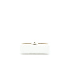 CHANEL SMALL CLASSIC FLAP BAG CAVIAR WHITE LGHW (MICROCHIP)