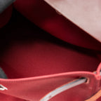 Hermes herbag zip 31 bag canvas / hunter rouge grenat / rouge H SHW