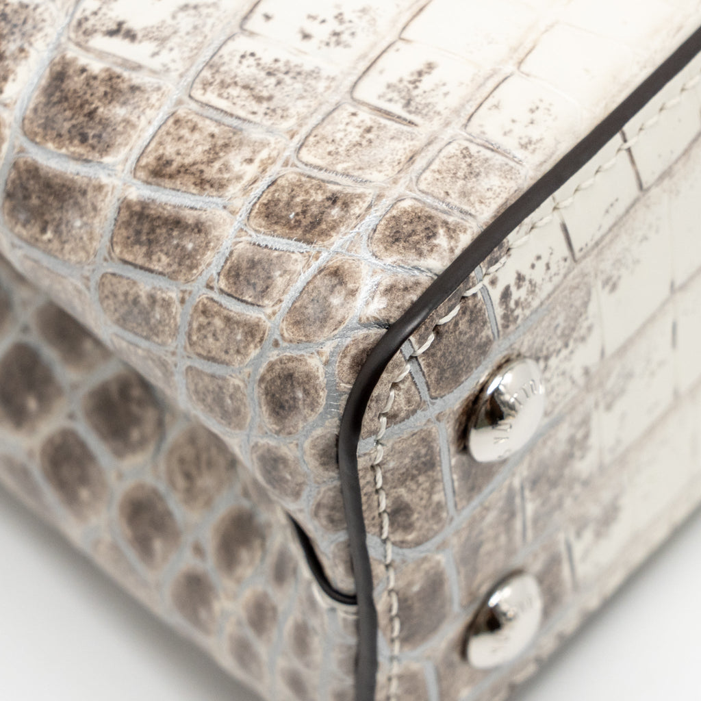 Louis Vuitton Capucines Mini Sahara crocodile white SHW