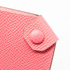 Hermes Tarmac Passport Holder Epsom Rose Azalee SHW