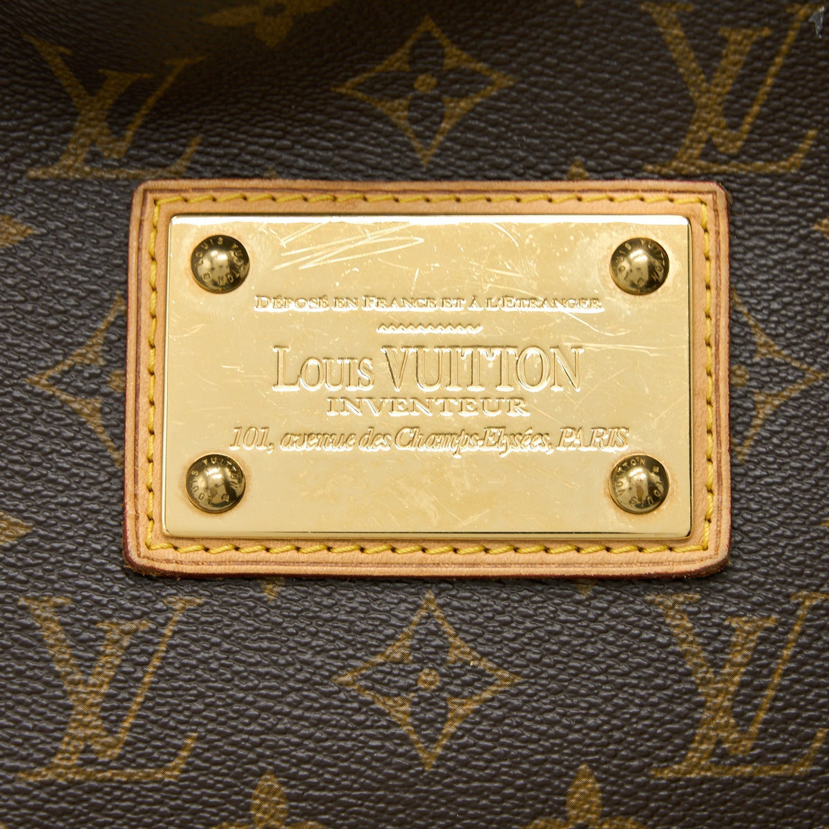LOUIS VUITTON GALLIERA BAG MONOGRAM CANVAS GHW