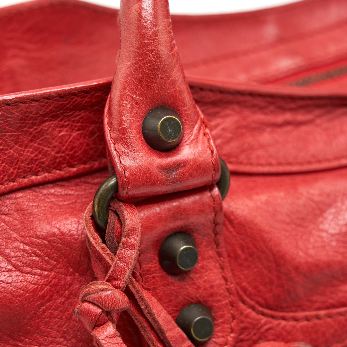 BALENCIAGA CLASSIC CITY BAG RED