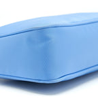PRADA NYLON SHOULDER BAG BLUE