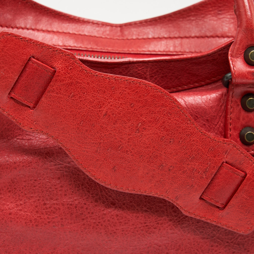BALENCIAGA CLASSIC CITY BAG RED