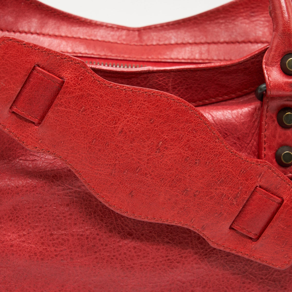 BALENCIAGA CLASSIC CITY BAG RED