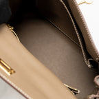 HERMES KELLY 25 SWIFT ETOUPE GHW