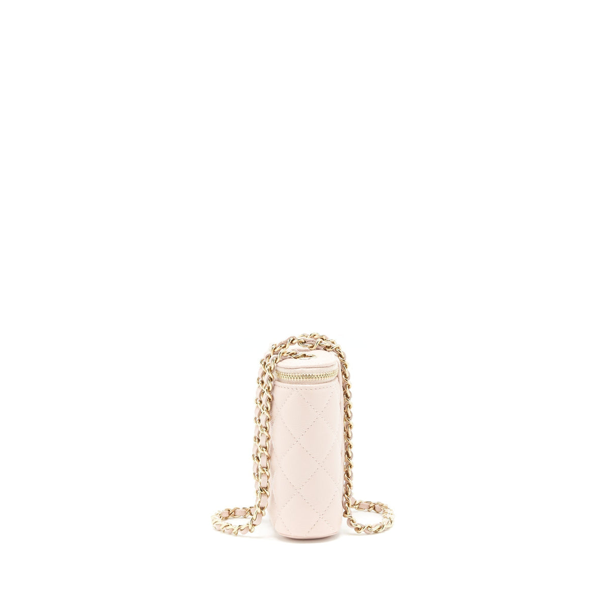 CHANEL 21C VERTICAL VANITY ON CHAIN CAVIAR LIGHT PINK LGHW