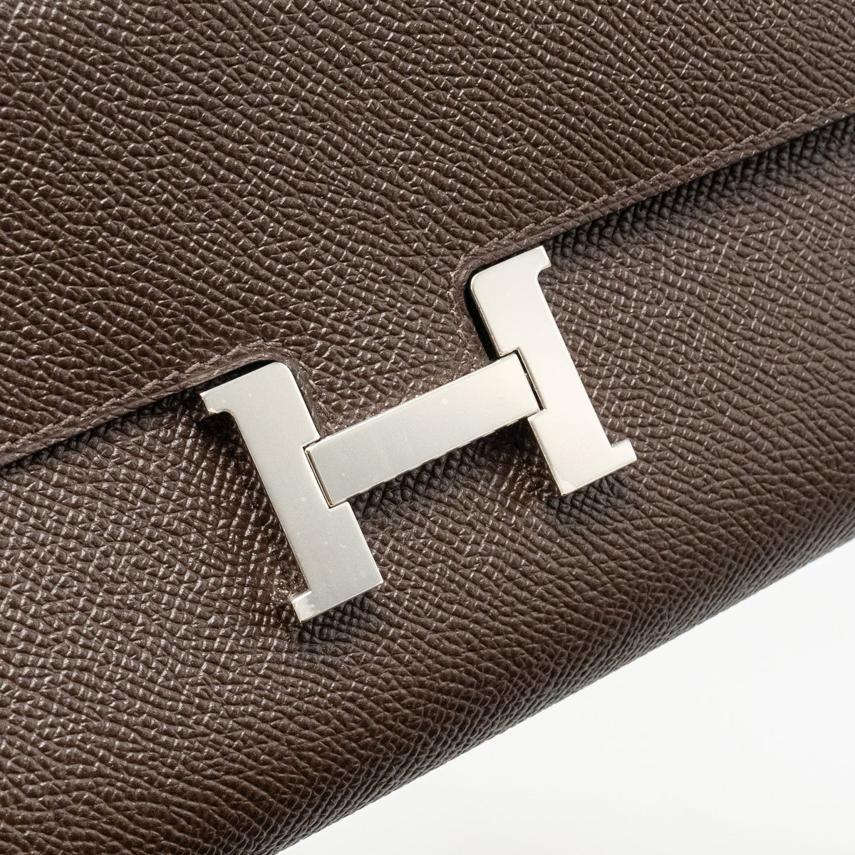 Hermes Constance to Go Epsom Chocolate SHW