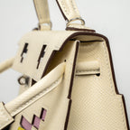 HERMES KELLY DOLE PICTO EPSOM NATA/LIME/MAUVE SYLVESTRE/CHAI SHW